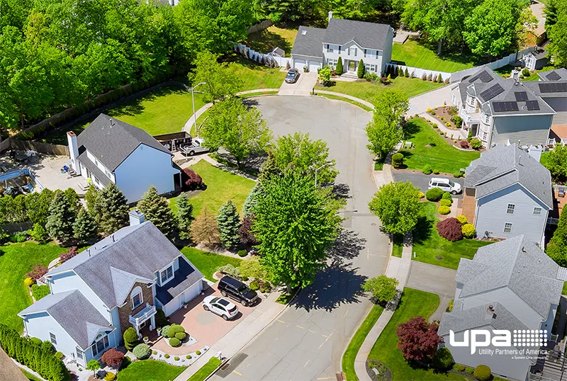 Illustration from UPA’s Top 5 Reasons Why Suburban Communities Are Upgrading to Smart Gas Meters article